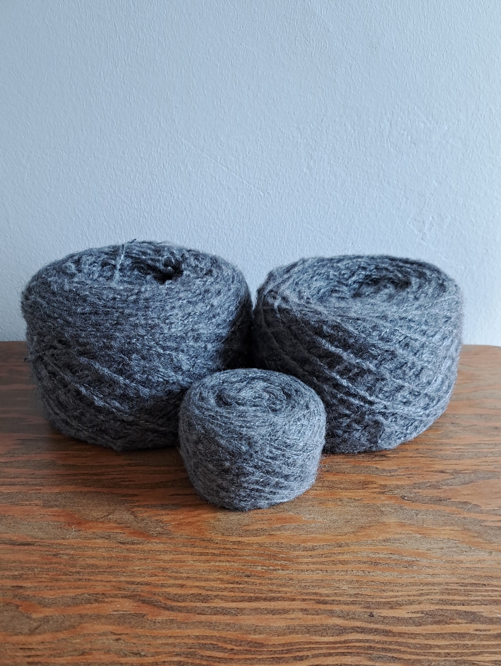 Alpaca Blend Grey Yarn Bundle, 250g